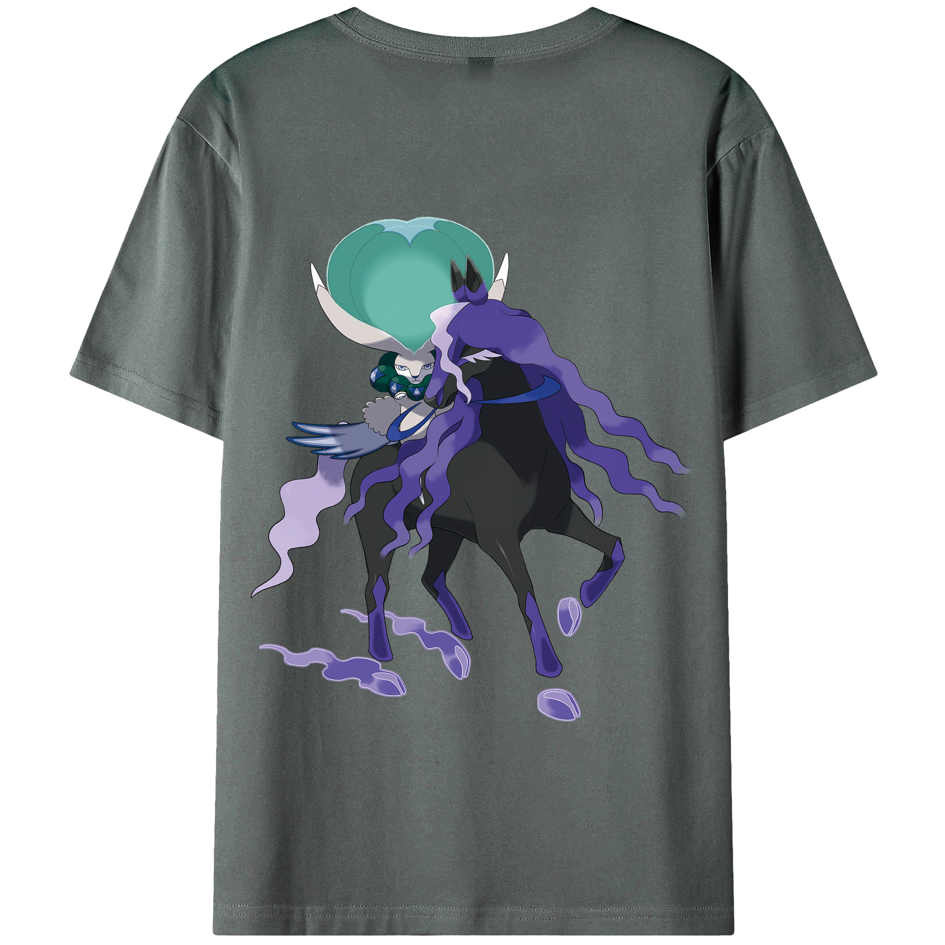 （画像用） ポケットモンスター Pokémon 綿100％半袖Tシャツ（背面プリント）